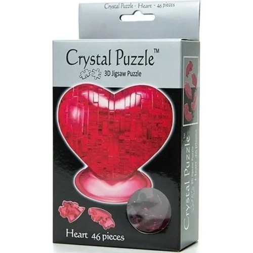 Crystal Puzzle Red Heart