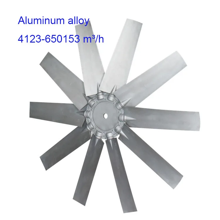 7 Blades Aluminum Axial Fan Impeller For Cooling Tower Fan Blade