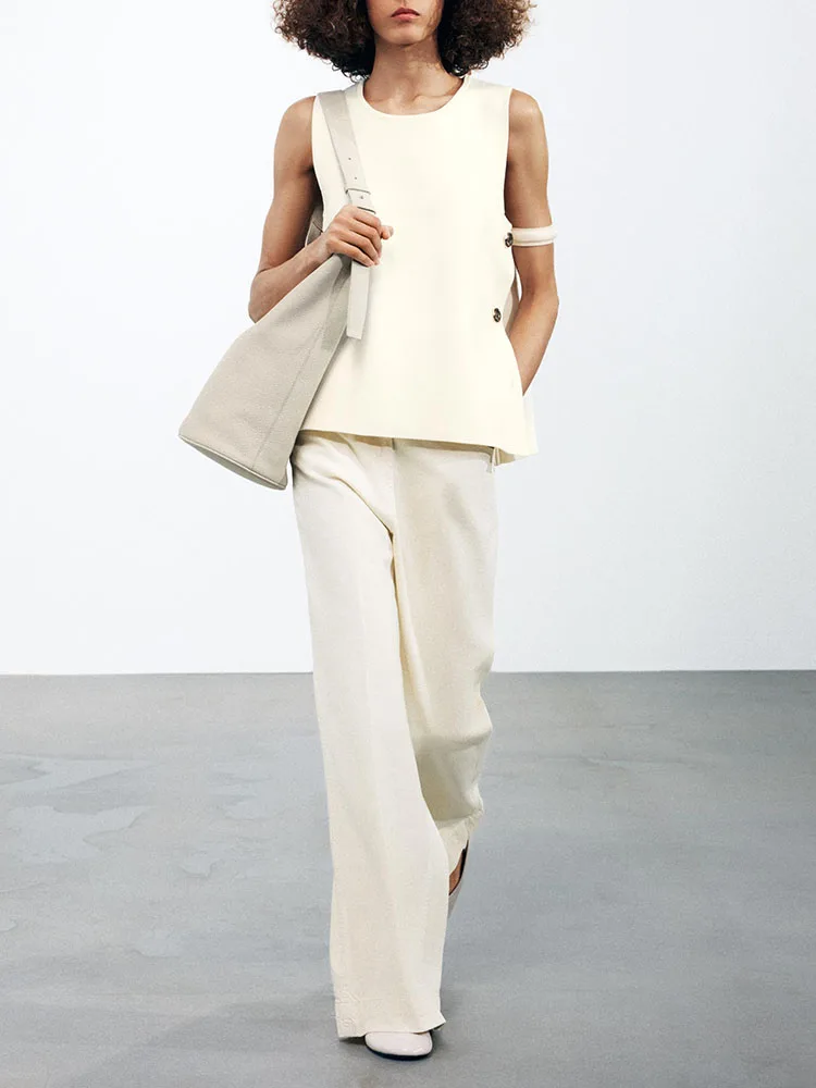 ربيع جديد وصول المرأة Faion محبوك سترة Svel جولة Ne زر مزين الشارع Sle قطعة واحدة اللون #2