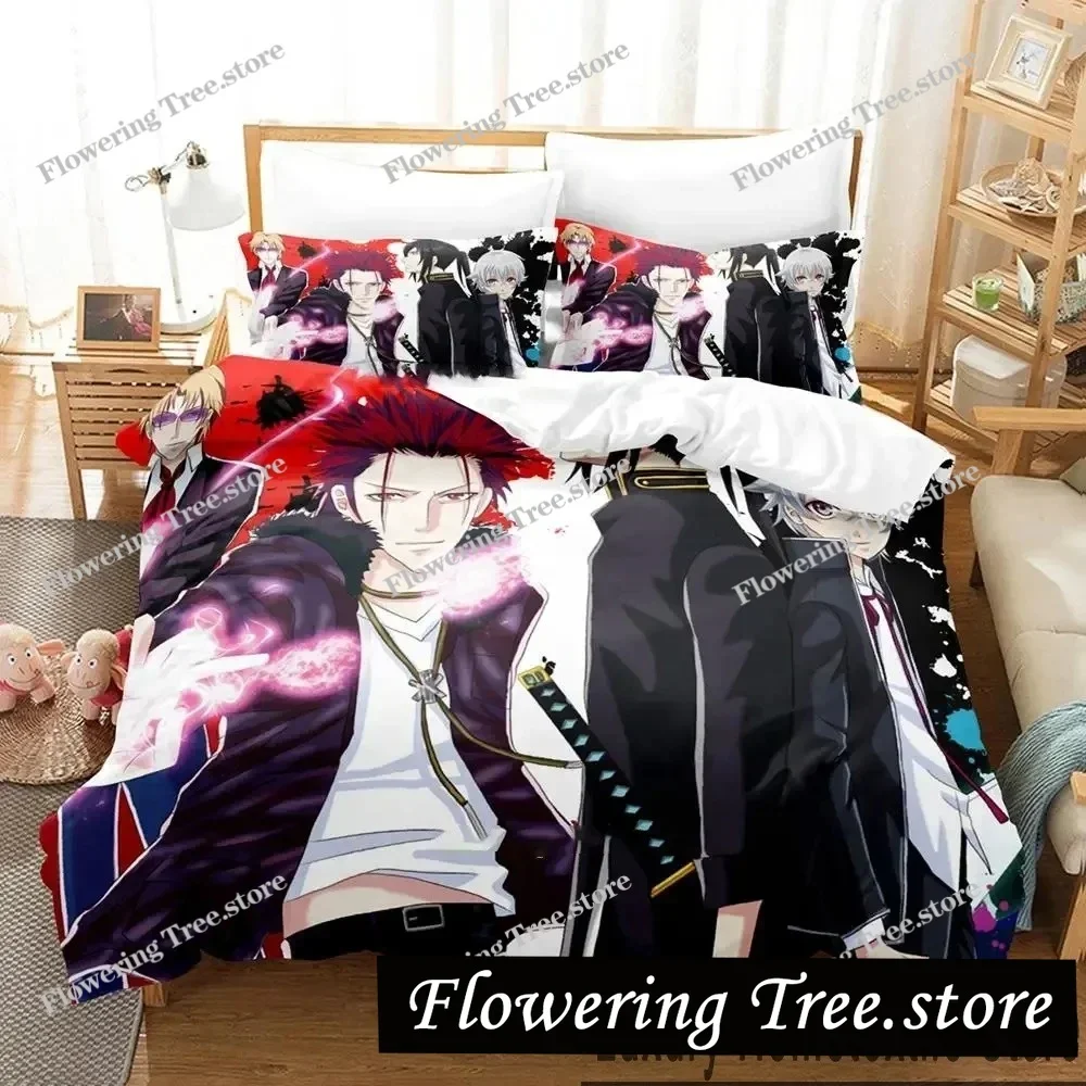 

Anime K project Mikoto Suoh Bedding Set Boys Girls Twin Queen King Size Duvet Cover Pillowcase Bed boys Adult Home Textileextile
