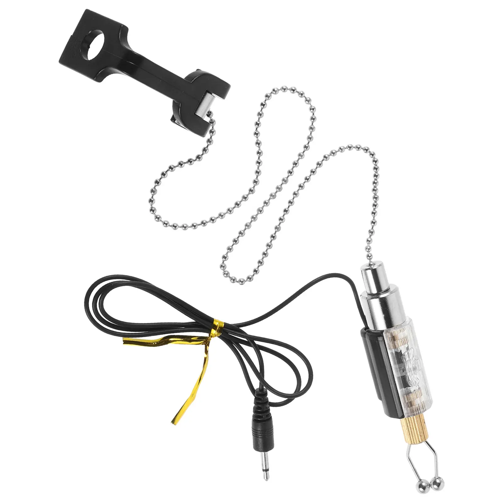 

Sea ​​rod Signal Carp Fishing Equipment Chain Bite Indicator Indicators Alarm Bell Accessory Black Bells
