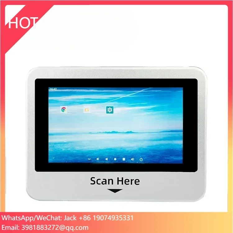 

5 inch Touch Screen Barcode Scanner Terminal for Passport Access Control Mobile QR Code Reader ER200