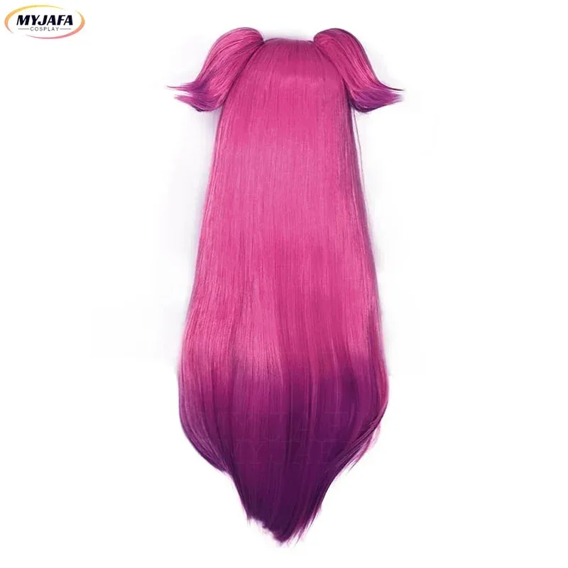 วิกผมคอสเพลย์อนิเมะแบบผมหางม้าสองชั้นไล่สี Heartsteel Alune ทนความร้อน พร้อมหมวกคลุมผม;3,v'6.f;9