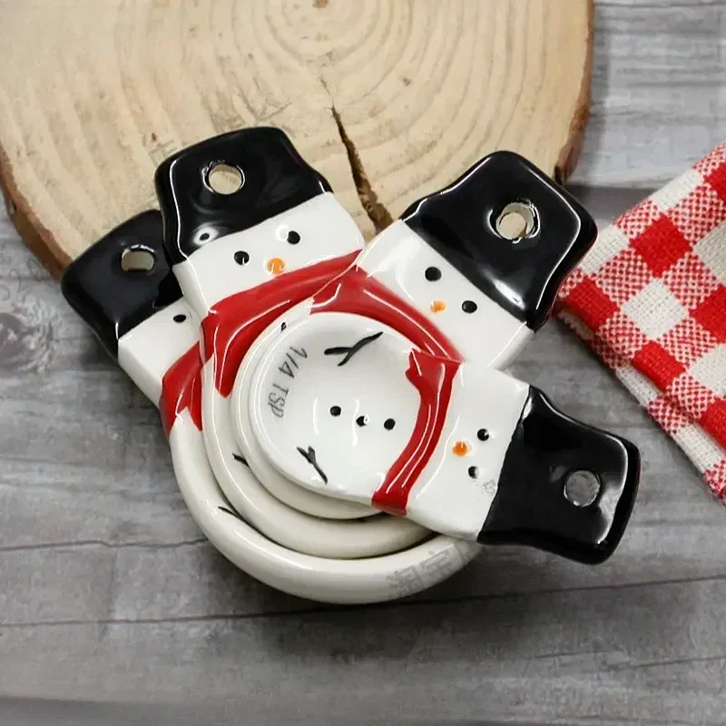Christmas Ceramic Measuring Spoon Set 2