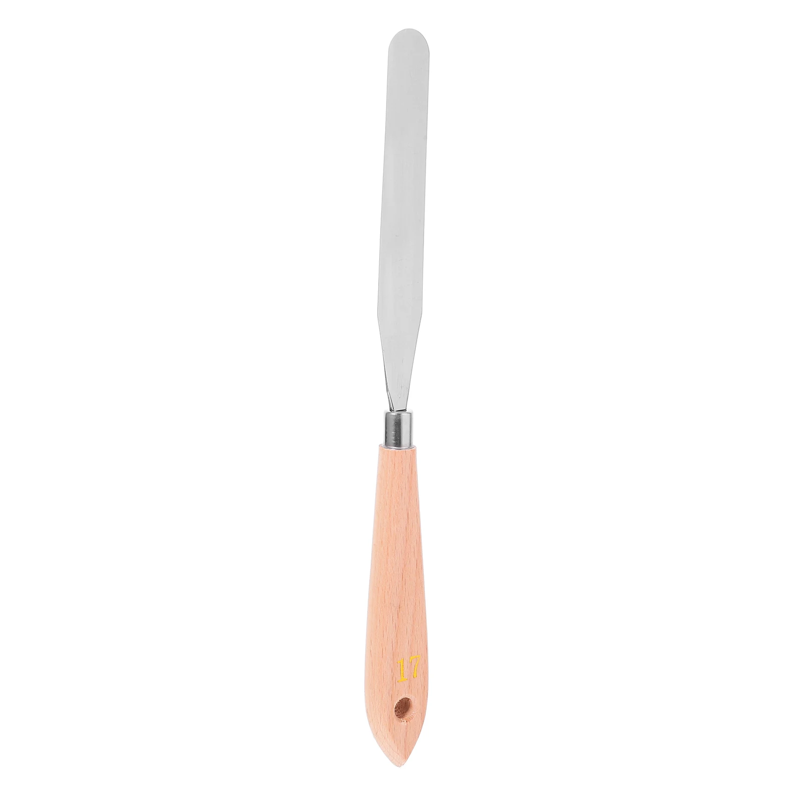 

Oil Painting Scraper Ultrathin Blade Durable Wooden Handle Palette Knife for Professional Amateur Artists Supplies