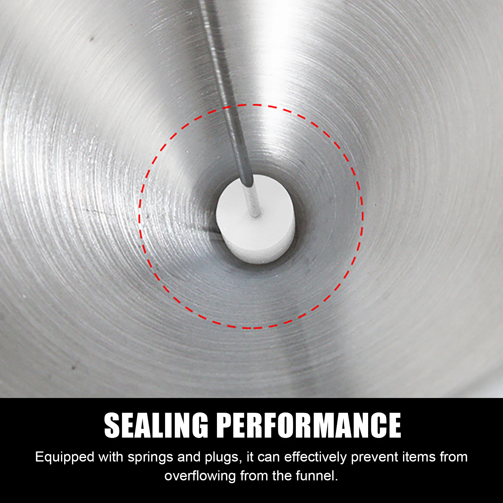 

1Set Stainless Steel Funnel Spring Octopus Balls Maker Pancake Batter Dispenser Kit Pancake Batter Dispenser Part