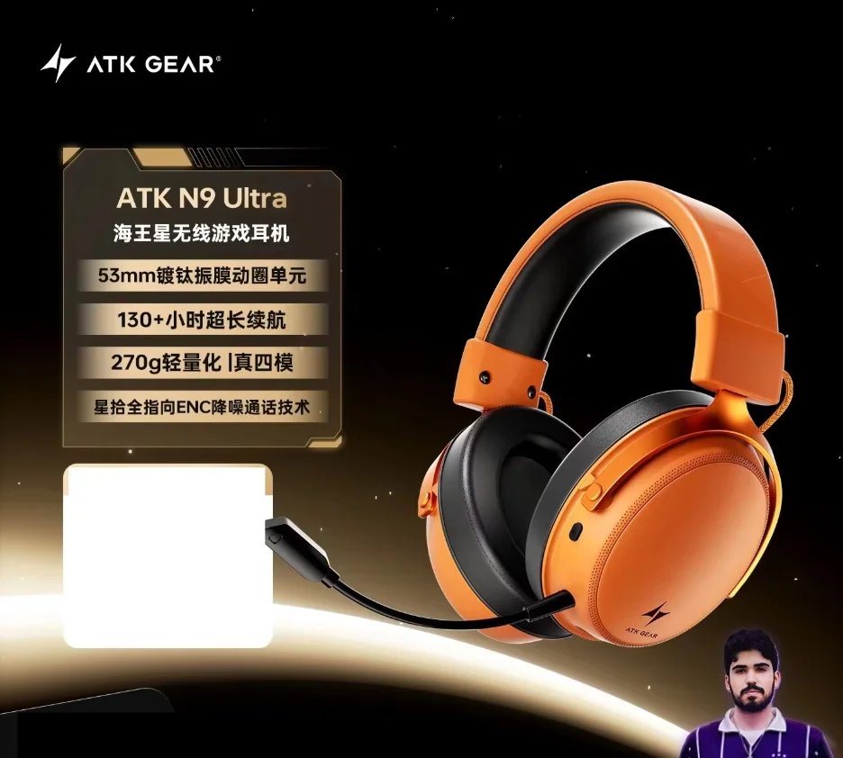 ATK N9 Pro Ultra Headphone Four Mode Wireless Bluetooth Headset
