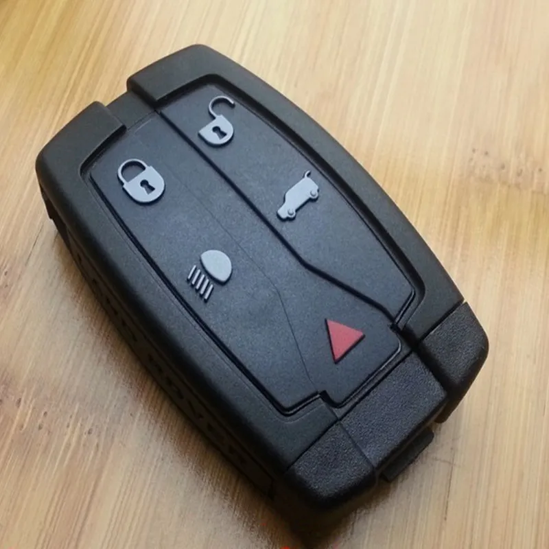 

DAKATU Replacement 5 Buttons Remote Key Blade Fob Shell Case Fit For Land Rover Freelander 2 3