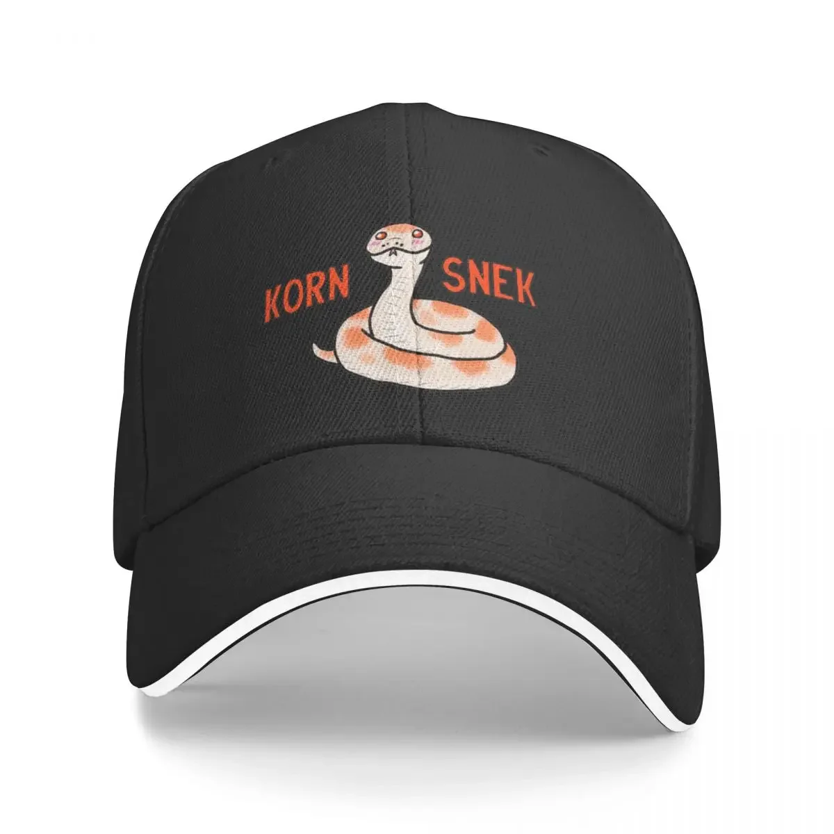 Cute Red Korn Snake Letters Adult Baseball Caps For Women Coquette Spring Summer Peaked Cap 2024 New Dad Hat