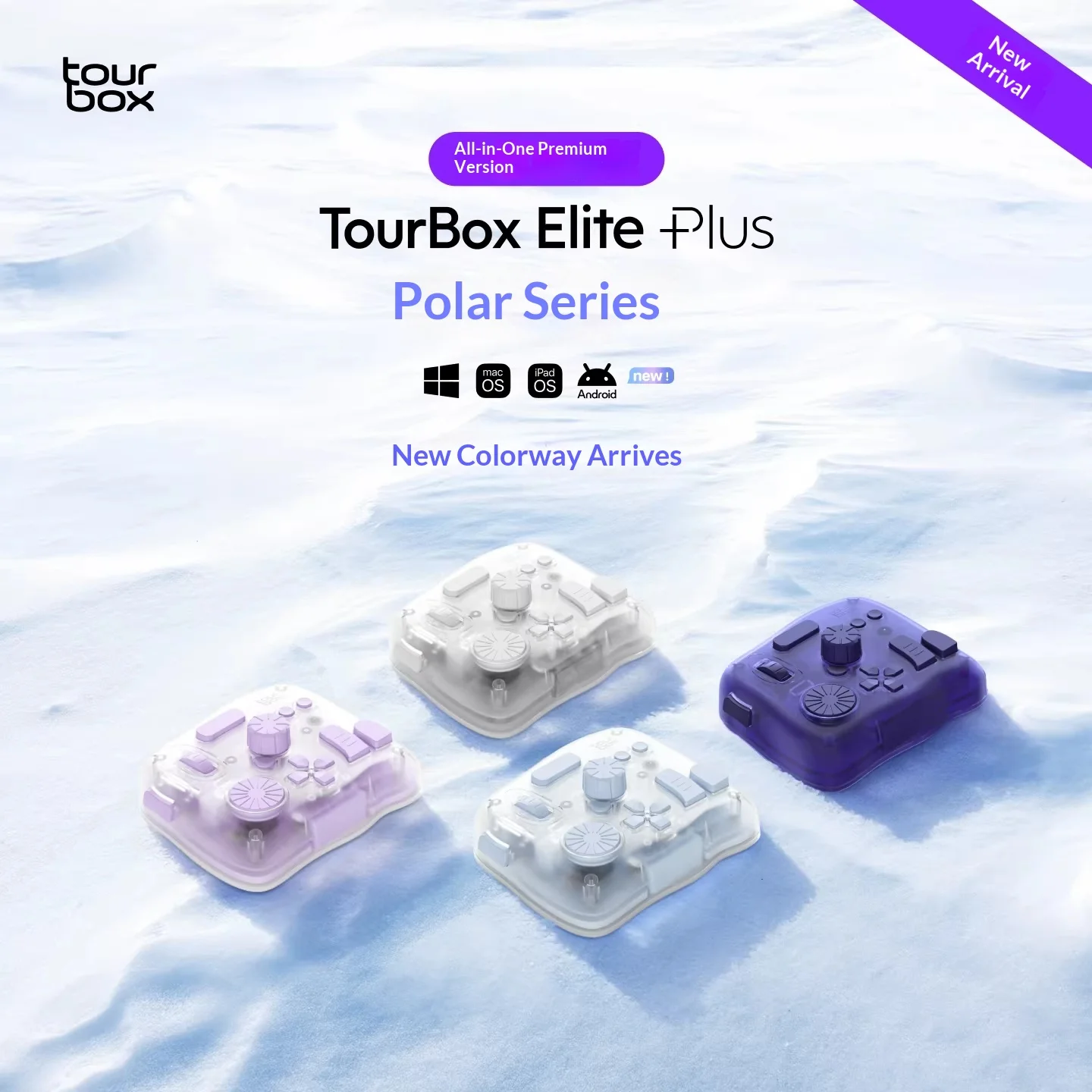 TourBox Elite Plus Drawing Keypad Dual-Device Seamless Bluetooth Connection Numeric Keypad Portable Light Weight Pc Accessories