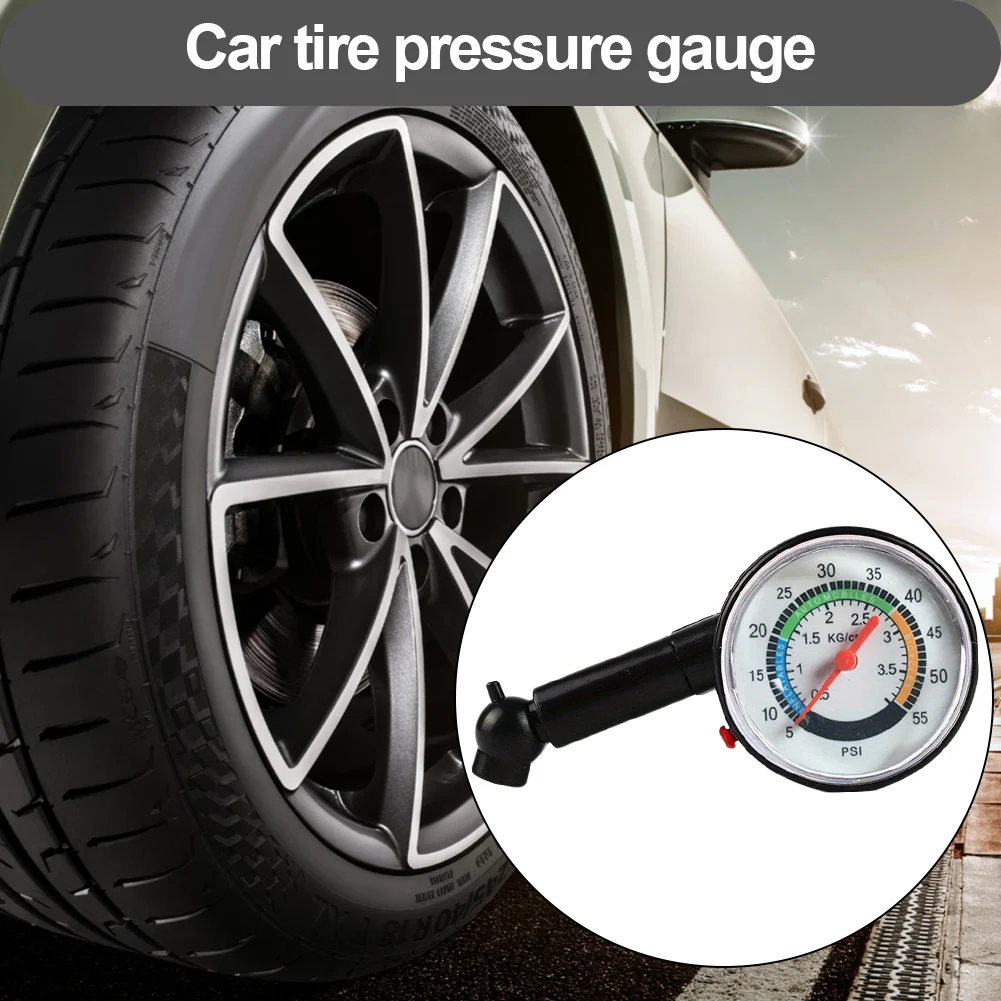 Car Tire Pressure Gauge Compact High Precision Motorcycle Tire Pressure Gauge Tire Measurement Tool for Automobile Motor Vehicle