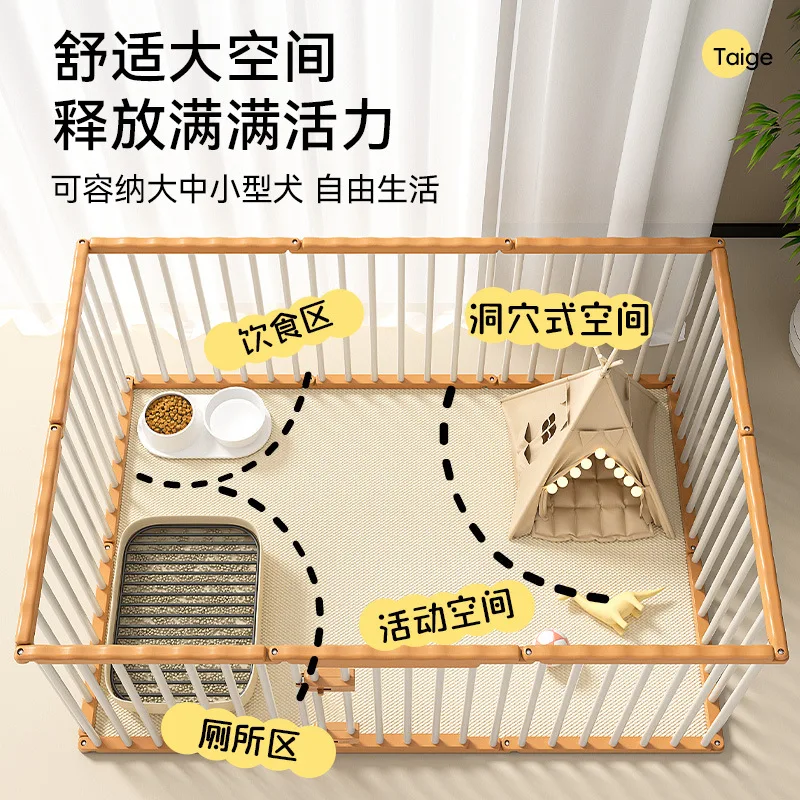 Indoor Household Enclosure Pet Fence Protective Barrier Escape Proof For Small And Medium Sized Dogs Cage Dog Kennel