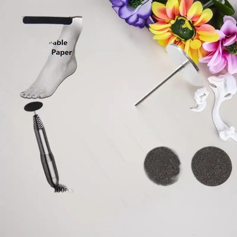 25/35 مللي متر استبدال الصنفرة أدوات باديكير مانيكير باديكير 3/32 ''قرص القدم الجلد الميت إزالة الرملي ورقة القرص #3