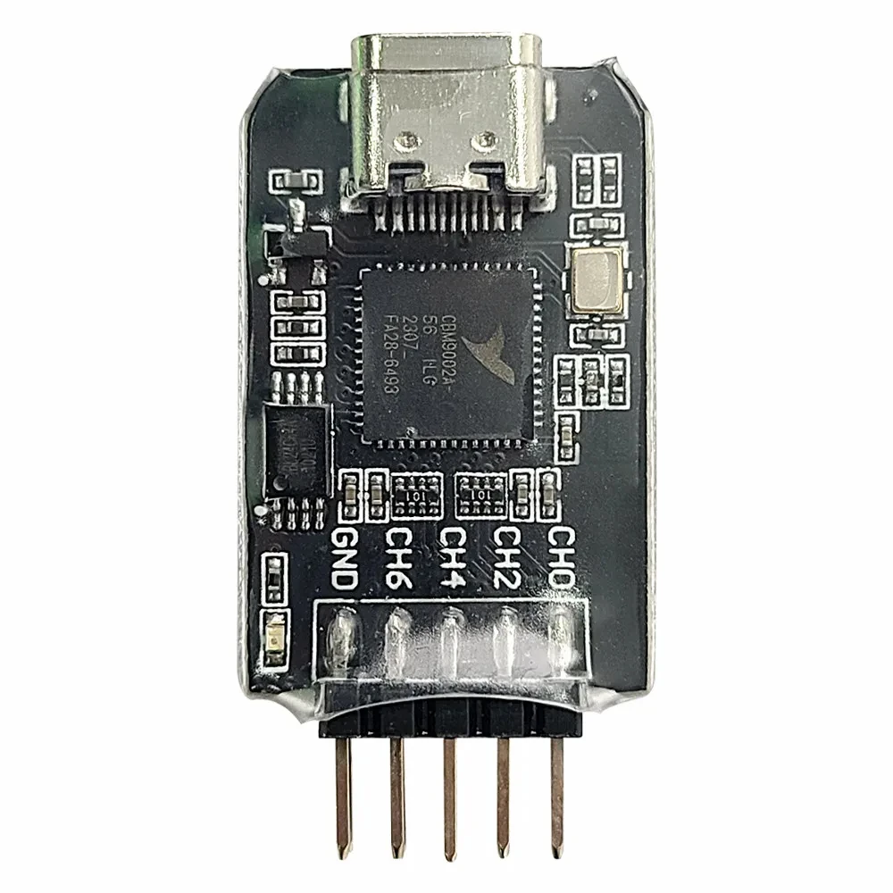 MINI Logic Analyzer Module for Linux Win7/10 Microcontroller ARM FPGA Debugging Tool 16-24MHz Sampling 8 Channels USB TYPE-C