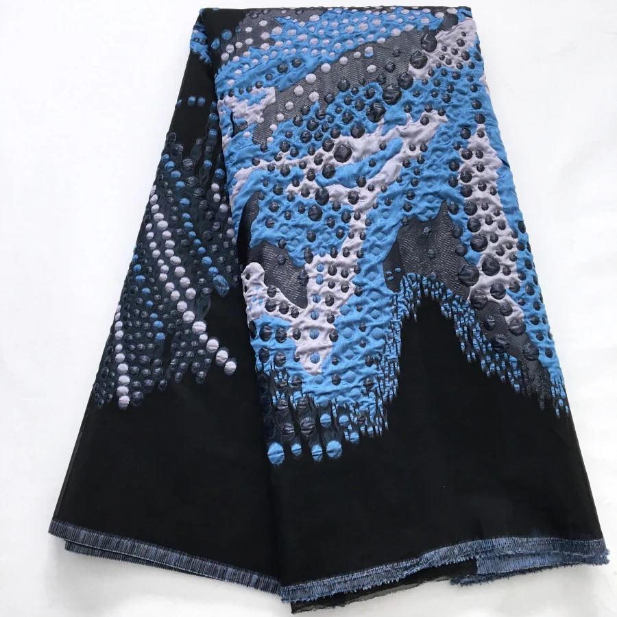 

Африканская жаккардовая парча из органзы, роскошная ткань, дамасский тюль, сетка, позолота, кружево, французское сетчатое платье, материал Brocard Tissu, 5 ярдов