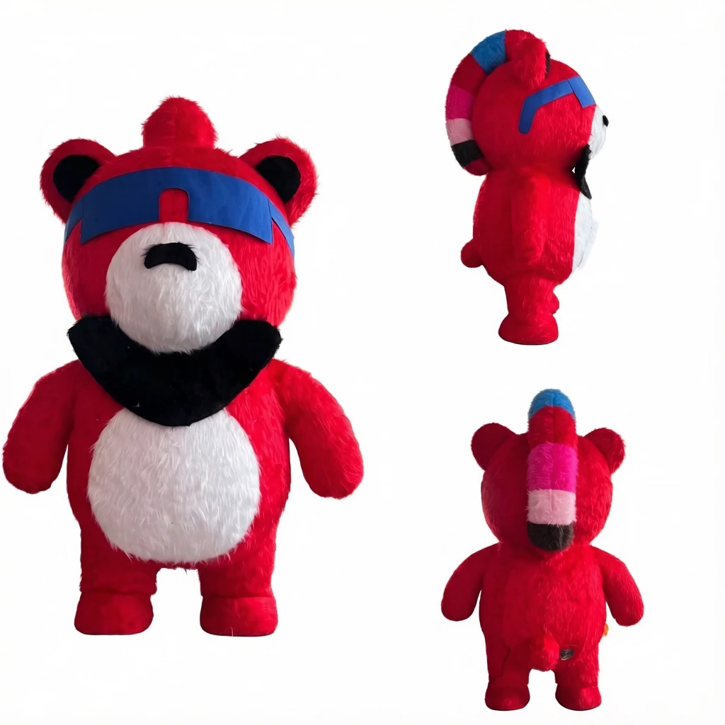 

Adult Cartoon Doll Costumes Walking Mascot for Mall Opening Kindergarten Activity Performance Soft Cosplay Suit with Headset