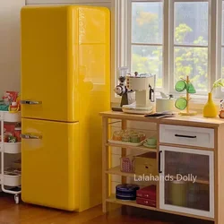Dollhouse Miniature Kitchen Furniture Decoration Items Two-door Refrigerator/appliances Supermarket Furniture Accessories