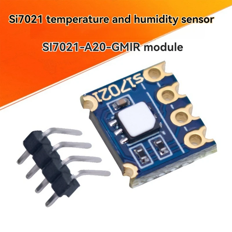 Si7021 Temperature And Humidity Sensor Module I2C Interface Industrial Grade S17021-A20-GM1R Module
