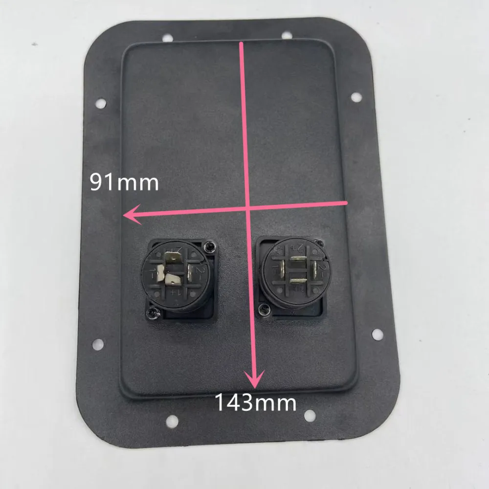 Metal Terminal Panel For 612 Speaker Subwoofer Audio Equipment Repair Part Professional Stage System Accessory