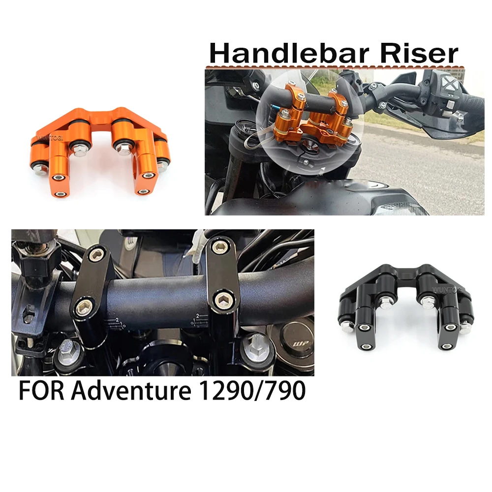 

Motorcycle accessory Handlebar Riser For KTM 1290 Adventure 790 Adventure/R 390 Adv 1190 Steering Damper Mount Kit