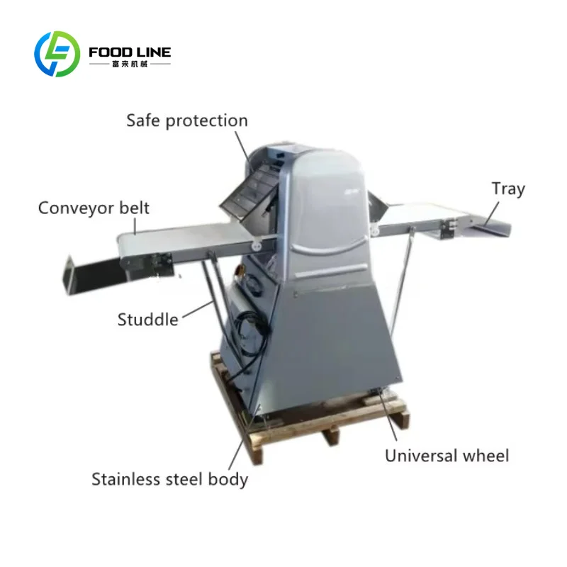 Customized Commercial Dough Roller Sheeter Machine Bakery Laminating Croissant Folding Machine Press Pastry Making Machine