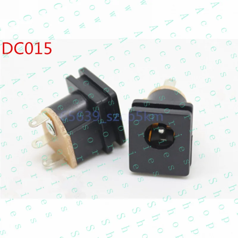 PP+ 20pcs High Quality Effect / Square Panel DC Power Supply Jack Socket DC015