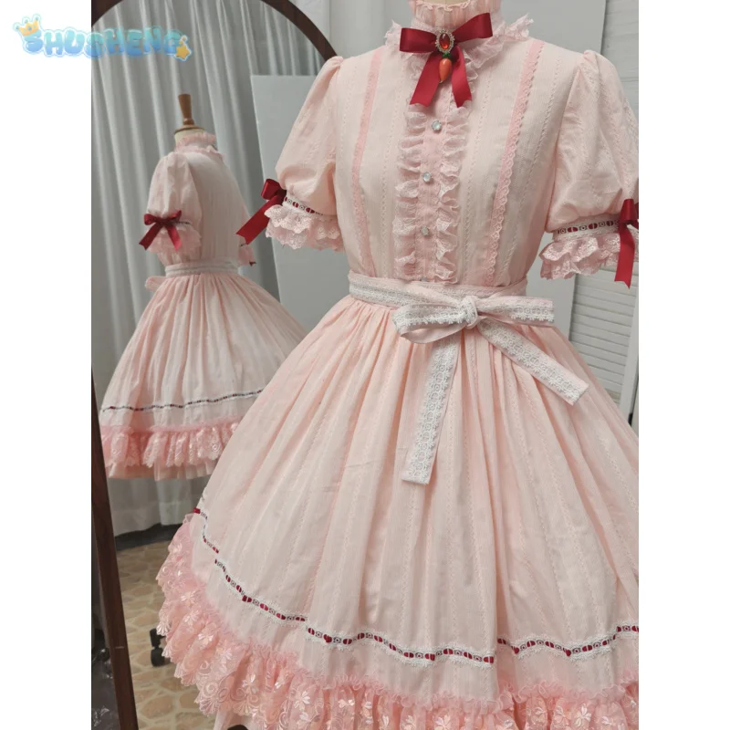 

Touhou Project Tewi Inaba Cosplay Costume Anime Game Suit Elegant Woman Dress Lovely Uniform Halloween Party Role Play Outfit