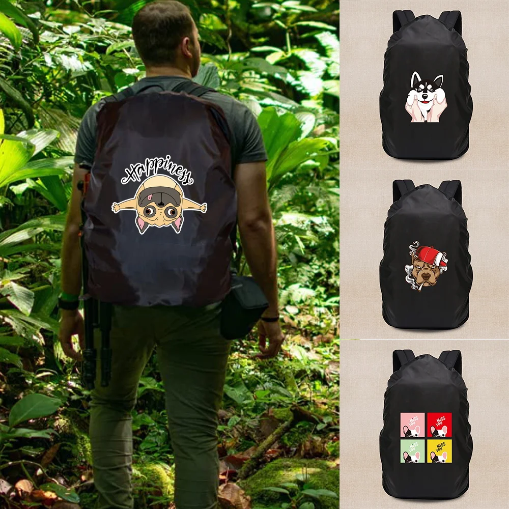 Travel Accessories Simple Nylon Backpack Rain Cover Lightweight Fit for 20L‑70L Backpack for Outdoor Camping