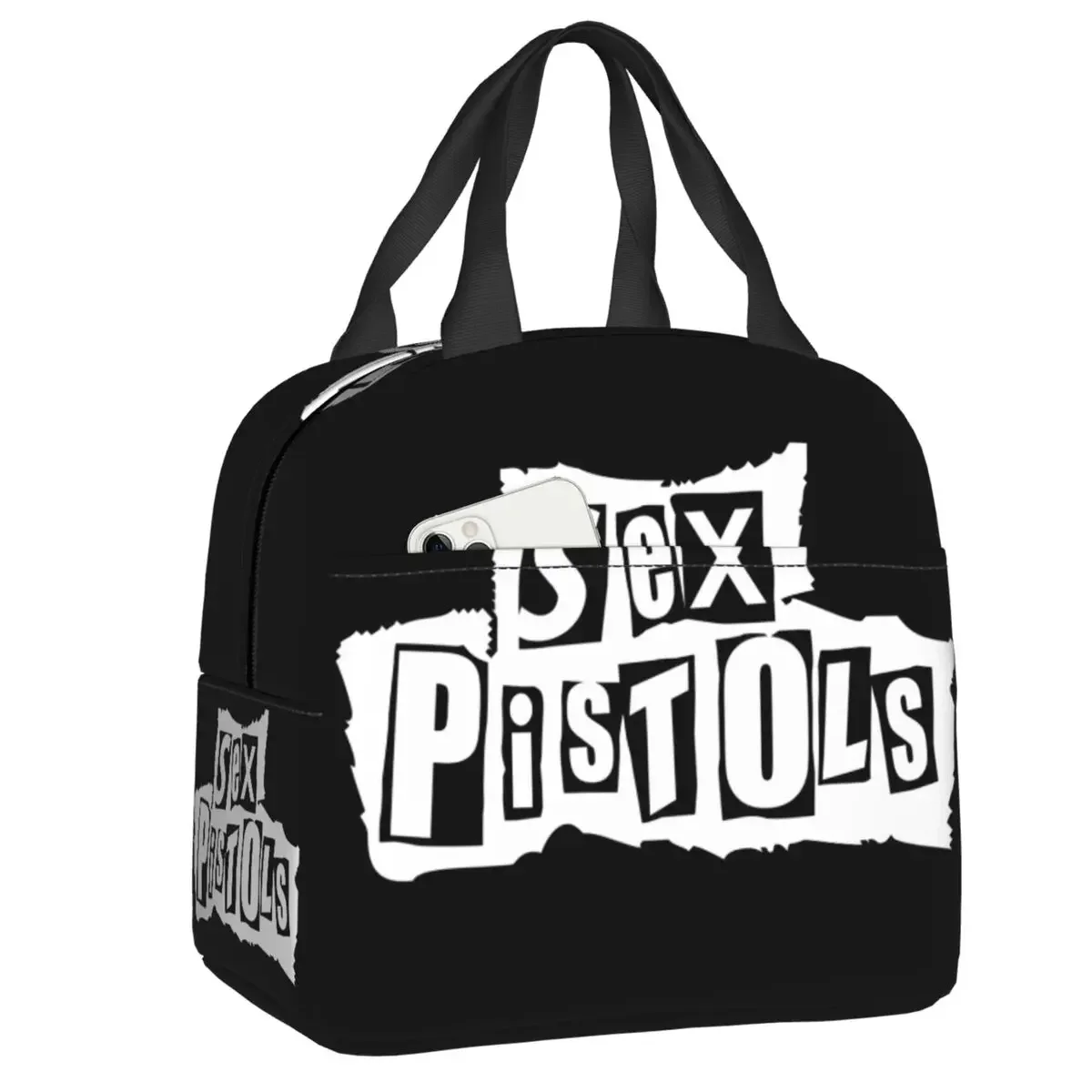 Heavy Metal Rockk Band Sex Pistols Lunch Bag Waterproof Picnic Insulated Cooler Thermal Lunch Box For Women Kids Tote Container