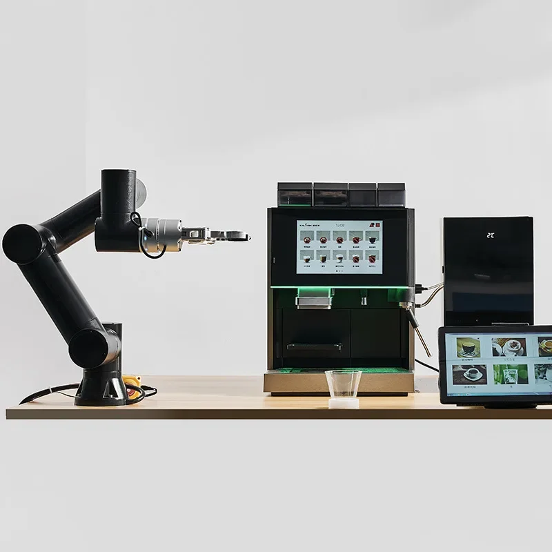 Desktop unmanned coffee machine, fully automatic smart coffee machine, restaurant coffee shop collaborative robot
