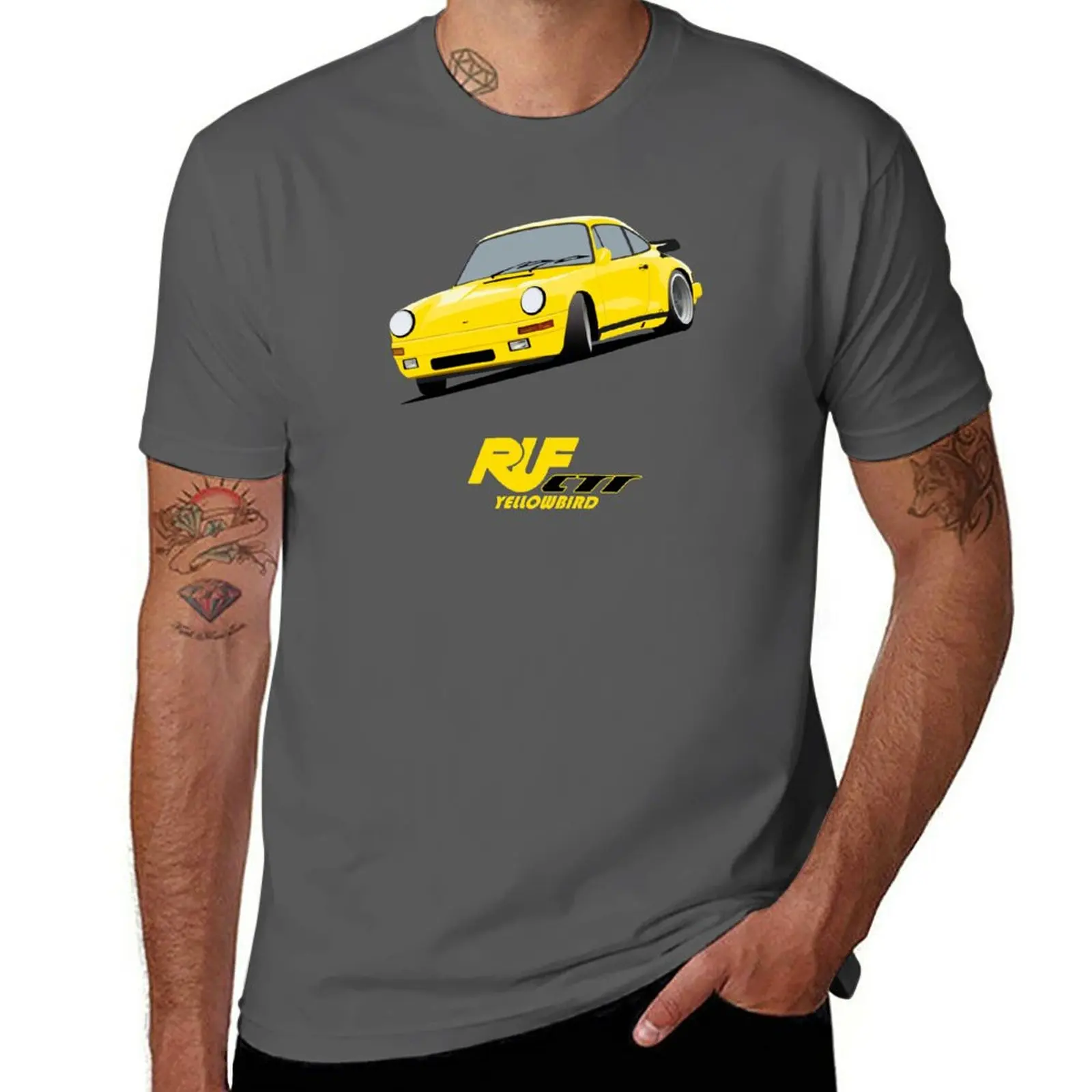 New RUF CTR Yellowbird T-Shirt black t shirt graphics t shirt Tee shirt Men's t-shirt