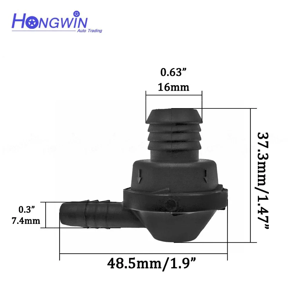 Válvula de Mangueira PCV One Way respiro, 030103175B, VW Caddy Passat Golf Jetta Polo SEAT Ibiza V SKODA Fabia Rapid 1.2 1.4 1.6