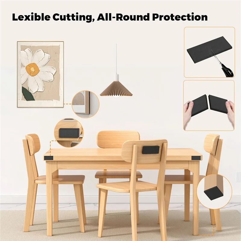

Luckshopping 20Pcs Furniture Wall Protectors, EVA Foam Headboard Stoppers For Wall, Bed Stoppers For Headboard, Headboard Bumper