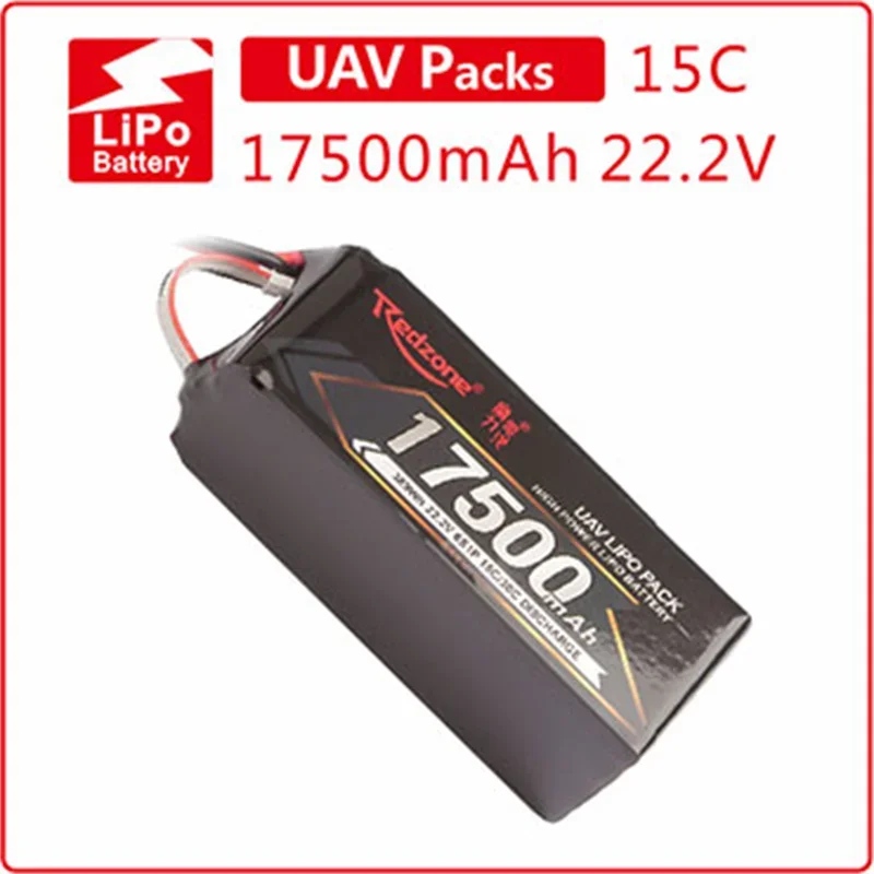 RedZone Lipo 25C 17500mAh 22.2V R&F battery aerial   plant protection