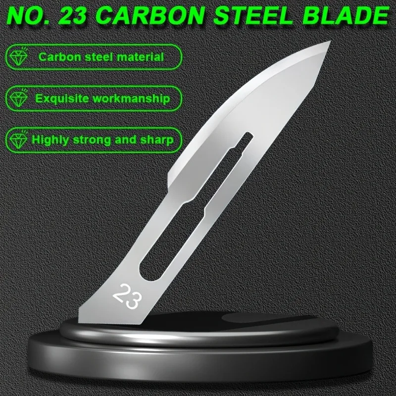 10 piece set, industrial grade 23 # carbon steel blade, daily paper cutting, DIY carving, | precision cutting