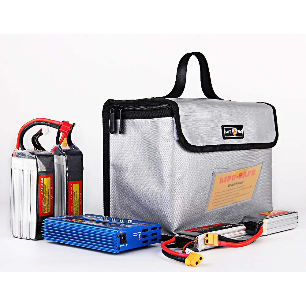 High temperature lithium battery explosion-proof bag, model aircraft battery fireproof explosion-proof bag, large tote bag