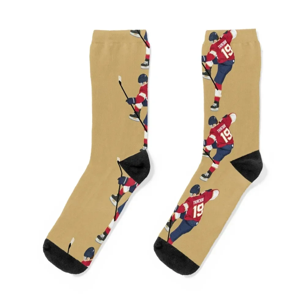 

Matthew Tkachuk Socks Christmas hockey floral kawaii Socks For Man Women's