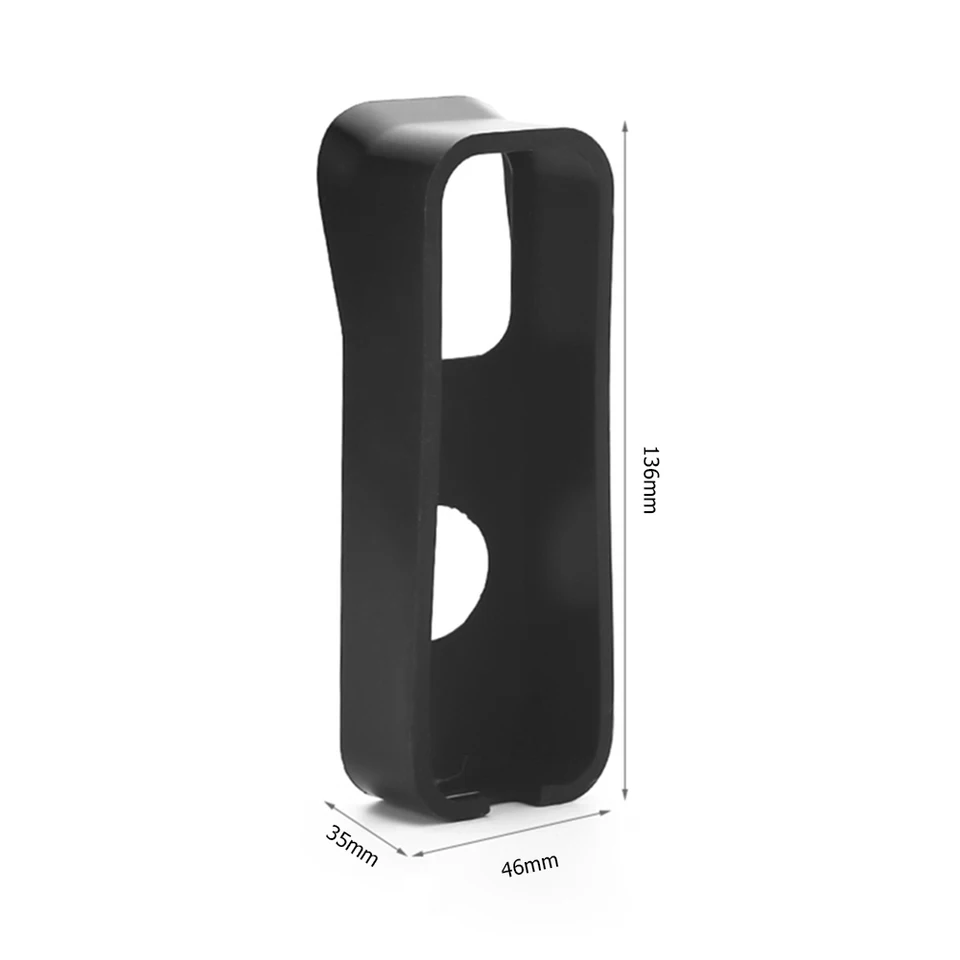 ZLiT Silicone Cover For Blink Video Doorbell – Weatherproof Dustproof Protective Case, Soft Skin-Friendly Material, Easy Slip-On (Black)