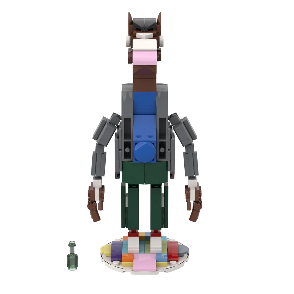 MOC BoJacks Horsemans รุ่น Building Blocks ตลกภาพเคลื่อนไหว BoJack สัตว์ Humanoid Action Figure ประกอบอิฐของเล่นของขวัญ