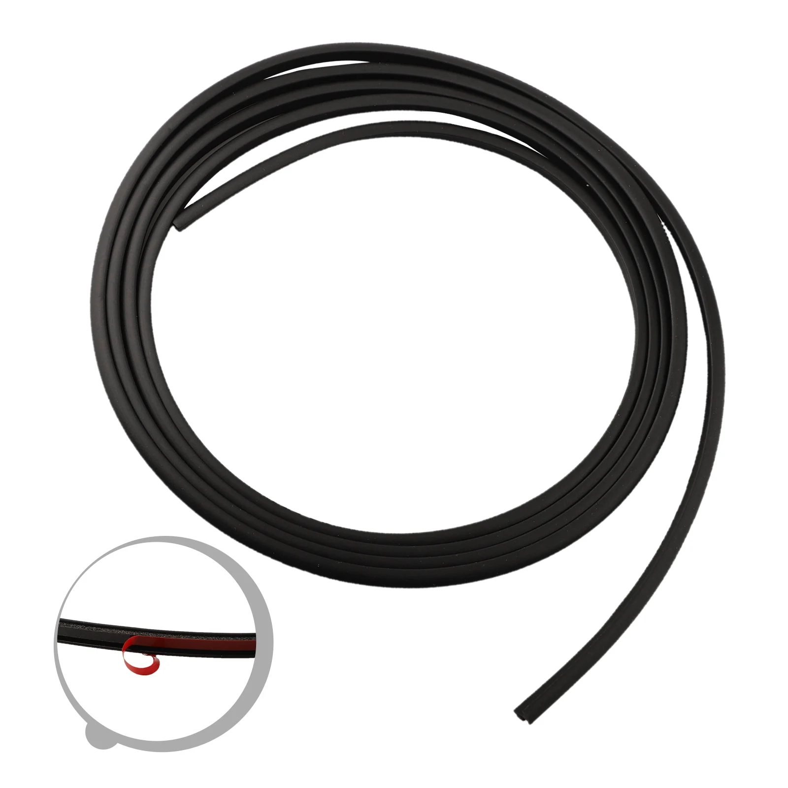

For Car Doors For Engine Compartment Rubber Weatherstrip T-Shape Seal Strip Sound-insulated Waterproof Reduces Interior Noise