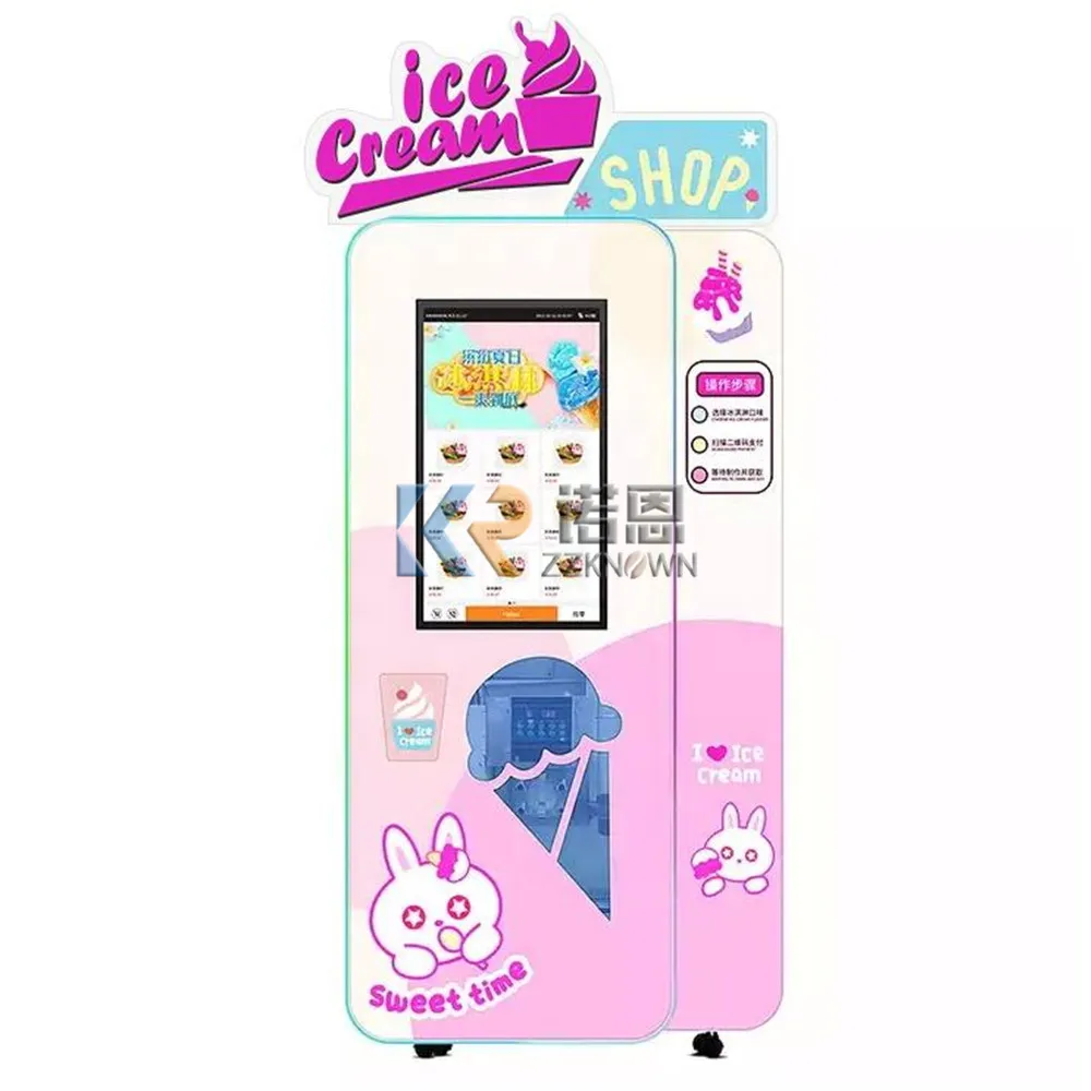 

Manufacture Commercial Snack Machines Soft Ice Cream Vending Machine Ice Cream Machine