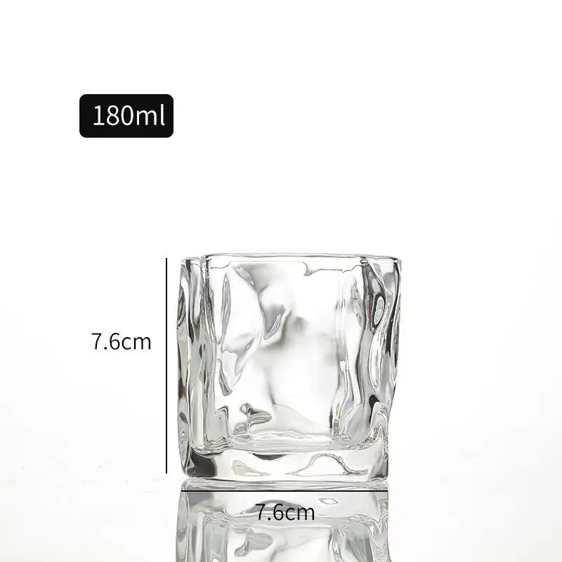 Glass Water Cup for Home, Colorful Shaped Whiskey, Foreign Wine Glass as a Souvenir, High Appearance