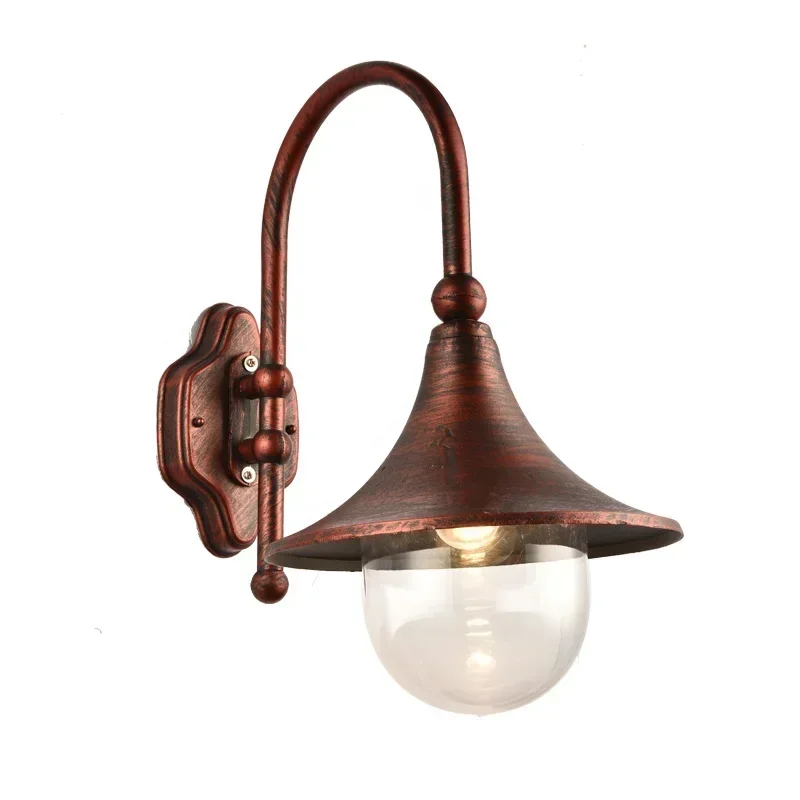 Hot salesPost Wall Amount Lamp Type Outdoor Hanging Wall Lantern With LED Light Bulb Included E27