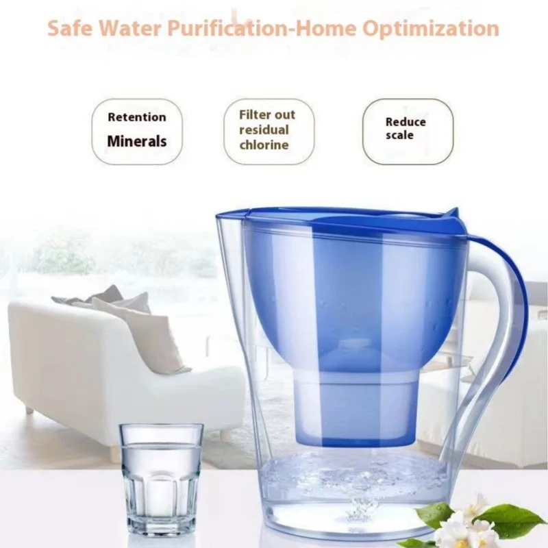 Очиститель воды, чайник для кухни, бытовой очиститель воды, фильтр с активированным углем, чайник, фильтр для воды