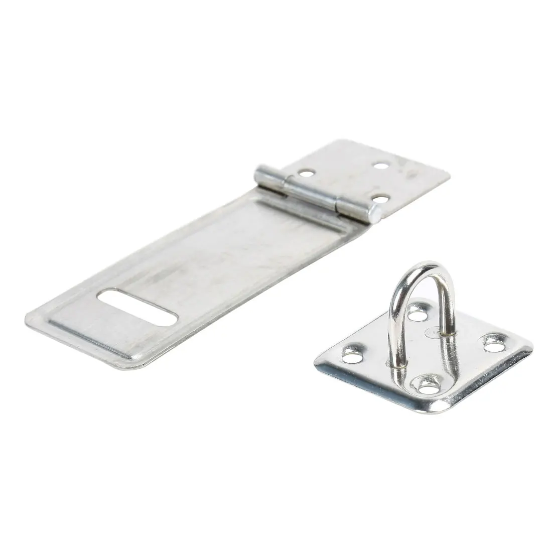 Stainless Steel Door Lock Striker Latch Catch Bolt Hasp Staple Set