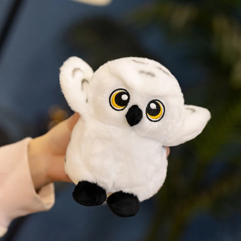 Brinquedos de Pelúcia de Coruja de Desenho Animado de 13cm, Decoração de Pelúcia para Sofá e Carro, Miniaturas de Coruja Fofas, Mini Enfeites de Coruja de Desenho Animado para Exterior