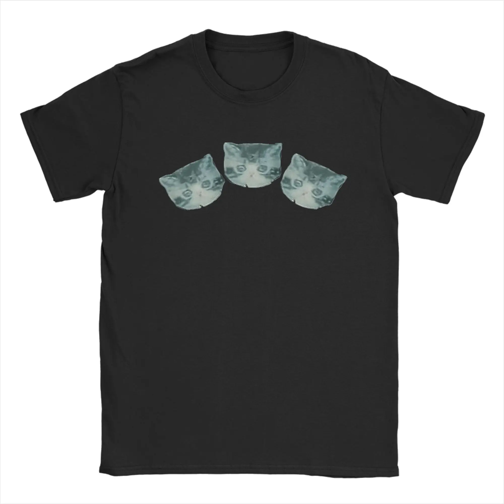 Men Ugly Kitties Boris Pavlikovsky  T Shirt  100% Cotton Tops Funny Short Sleeve Round Neck Tees Printed T-Shirts