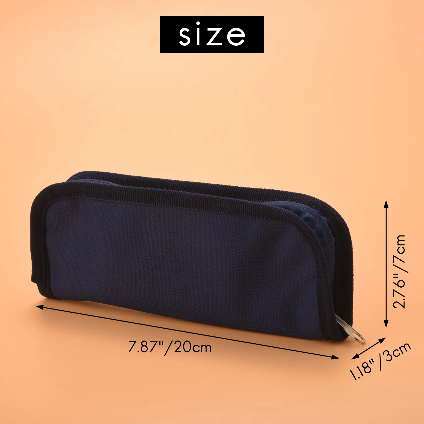 ABQR Insulin Cooler Travel Case Diabetic Medication Organizer Cooler Bag Navy Blue