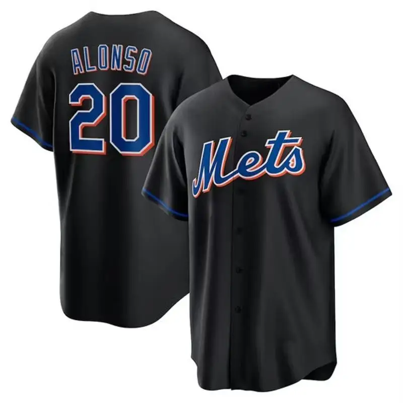 Men Women Met-s Jerseys 20 Pete Alonso Baseball Jerseys New 2 SIDE CG2511 T shirt