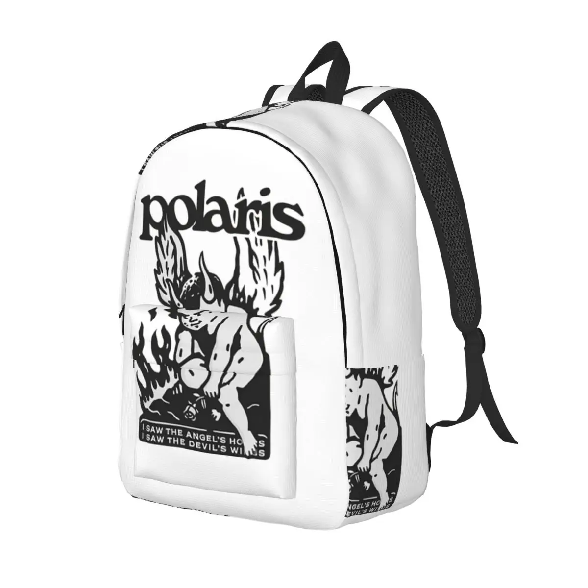 

Polaris Logo Backpack Daypack Large Capacity Kids BookBag School Bag Shoulder Bags for Men Women